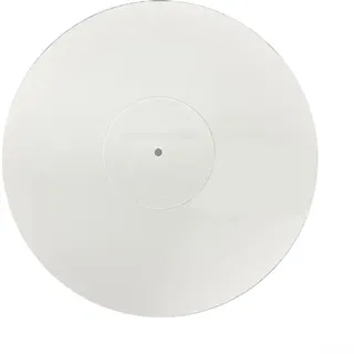 Genießen Sie ein klares und angenehmes Hörerlebnis mit 12 Acryl-Slip-Matten für Vinyl-Schallplatten (weiß)