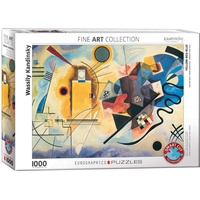 Eurographics Gelb Rot Blau von Wassily Kandinsky , Puzzle, 1.000 Teile