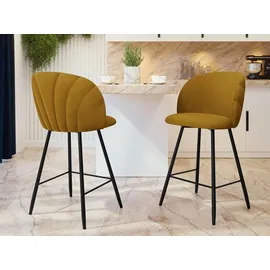 Mirjan24 Barhocker K99 H 51 x 51 x 105 cm Gelb