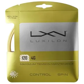 Luxilon 4g 120 Einzelne Tennissaite - Gold - 1.20 mm