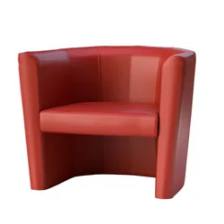 Clubsessel | Leder | Rot | Bistrosessel, Hotelsessel, Cocktailsessel