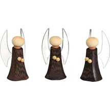 Seiffener Volkskunst Miniatur aus Holz Seiffener Volkskunst 7 cm Erzgebirge Holzkunst 3 Stück