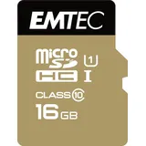 Emtec microSDHC Gold+ 16GB Class 10 + SD-Adapter