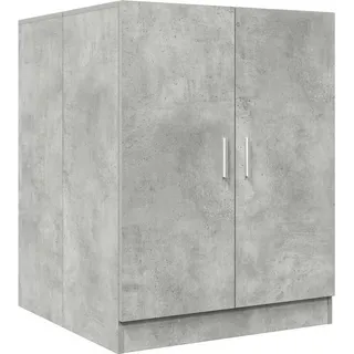 vidaXL Waschmaschinenschrank Betongrau 70,5x71,5x91,5 cm