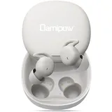 Damipow L29 In Ear Kopfhörer Bluetooth,Mini Schlaf Earbuds mit Mikrofon und Lautstärkeregler,Gehörschutz Schlafen Unterdrückung Lärm& Schnarchen,Kann einzeln verwendet Werden,USB-C Aufladen