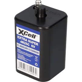 XCell 6x XCell 4R25 6V-Block Batterie SET - 6 Volt 9500 mAH