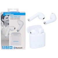 Grundig In-Ear 5.0 Bluetooth Wireless Earbuds Kopfhörer mit USB-C & Ladecase Bluetooth-Kopfhörer (Kabellose Kopfhörer, Google Assistant, Siri, Bixby, Bluetooth, Wierless, automatisches Koppeln für ein kompromissloses kabelloses Hörerlebnis) weiß