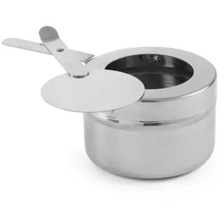 HENDI Brennpastenbehälter, 2 Stück, für Chafing Dishes, Warmhaltebehälter, Speisewärmer, Behälter, ø90x(H)60mm,