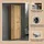 Home Affaire Garderobenschrank Amrum 60x36x196 cm braun