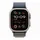 Apple Watch Ultra 2 GPS + Cellular 49 mm Titangehäuse natur, Alpine Loop indigo S