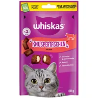 Whiskas Knuspertaschen Rind 12 x 60 g
