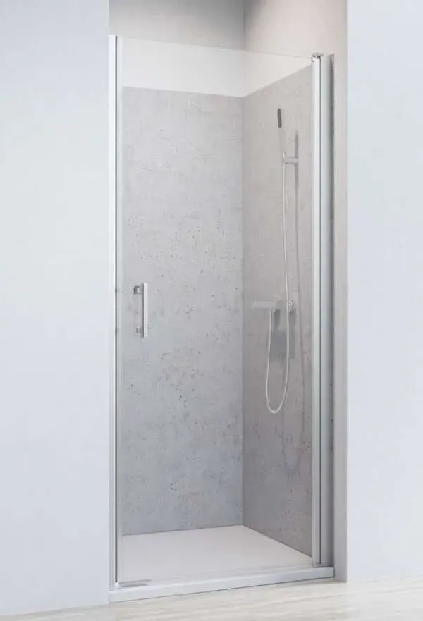 GEO Produkte maw by GEO N100 Drehtür in Nische silber - Duschkabine