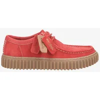 CLARKS Torhill Lo 26180908 7, Schnürschuhe in Rot für