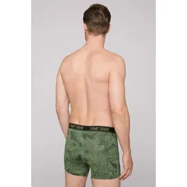 Camp David Boxershorts Set: bunt / khaki / blau L 2er Pack