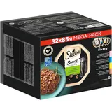 Sheba Multipack Mega-Pack Sauce Collection Feine Vielfalt MSC 32x85g