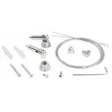 Deko-Light Seilabhängung Set 2 Stk Silber 987060