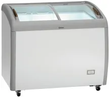 Bartscher Eistruhe 300L, Sicherheitsglas 700732 , Maße: (L x B x H): 700 x 990 x 865 mm