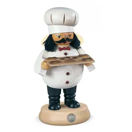 Müller GmbH Müller Erzgebirge Räuchermann mittelgroß Bäcker 11 x 18 cm
