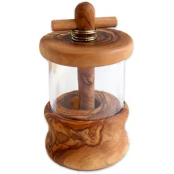 Kräutermühle aus Olivenholz