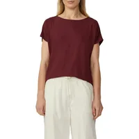 S.Oliver T-Shirt S.OLIVER, Damen, Gr. 40, rot (dunkelrot), Jersey,