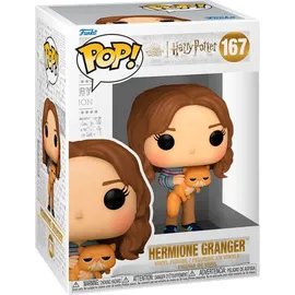 Funko Harry Potter Sammelfigur Hermione Granger mit Crookshanks 9 cm