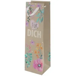 Susy Card 40050904, Geschenkverpackungstasche, Holz, Abbildung, Papier, Herzlich