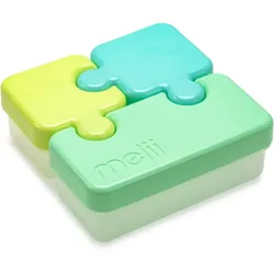 Melii Puzzle Container Pausenbox Blue & Mint 850 ml