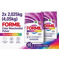 2x 2,025kg (4,05kg) FORMIL Color Waschmittel Pulver für bunte Wäsche