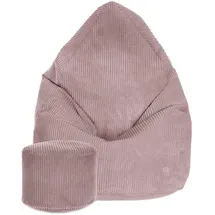DreamRoots Sitzsack, Pink, Textil, 80x120x80 cm, Oeko-Tex® Standard 100, Wohnzimmer, Hocker, Sitzsäcke, XXL Sitzsäcke