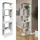 Vicco Raumteiler 45 x 24 x 163 cm Grau/Weiß