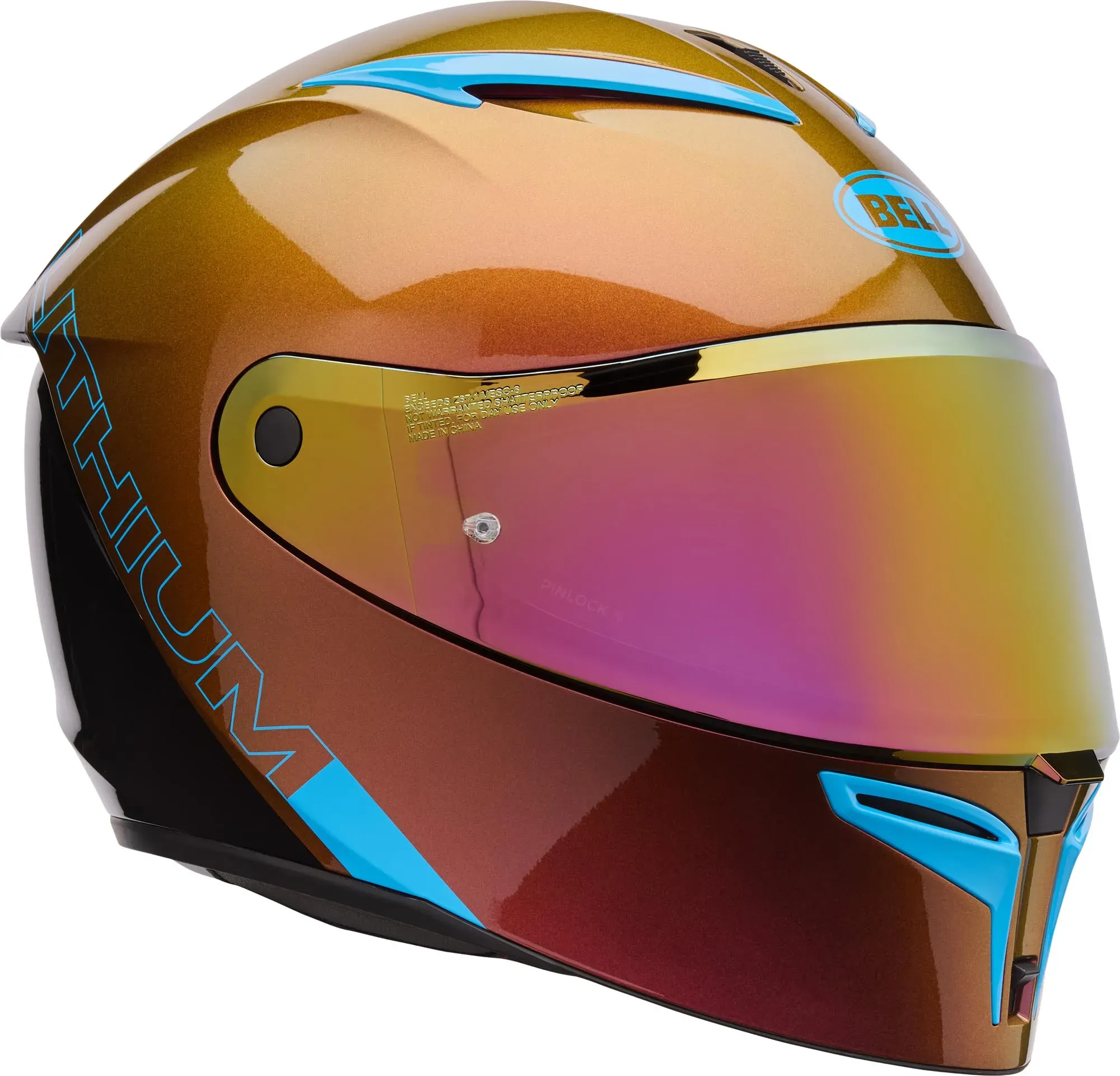 Bell Lithium MIPS Plus Delta Helm, schwarz-blau-orange, Größe L für Männer