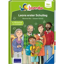 Ravensburger Leons erster Schultag - Leserabe ab Vorschule - Erstlesebuch für Kinder ab 5 Jahren