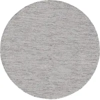 benuta Teppich Wohnzimmer Baumwollteppich Ron Beige/Schwarz ø 240 cm rund Wohnzimmerteppich Baumwolle - Beige/Schwarz