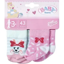 Zapf BABY born Socken 2er, sortiert - Beige