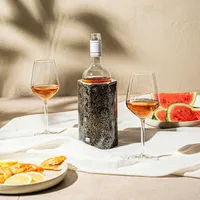 Vacu Vin 38829626 Schnellkühler Glasflasche