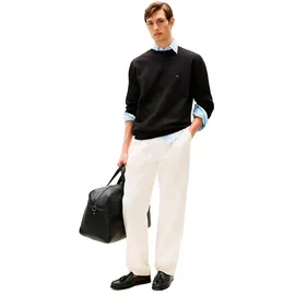 Tommy Hilfiger Herren. Sweatshirt Essential Fleece Crewneck Pullover schwarz XXL