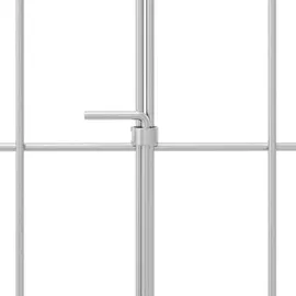 vidaXL Zaun-Set 115 x 50 cm Silber/Verzinkter Stahl