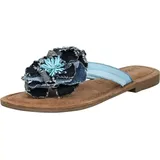 LAZAMANI Pantolette in blau 39