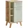 Saphir Quickset Badschrank 50,5 x 89,5 x 33 cm Grün