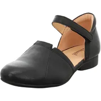 THINK! Damen GUAD2 chromfrei gegerbte nachhaltige Halbschuhe, SCHWARZ 0000