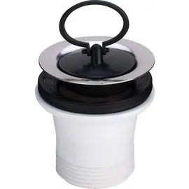 Viega Ablaufventil 7622.31 in G1 1/2 x 70mm Kunststoff weiß, mit Stopfen/Schlüsselring