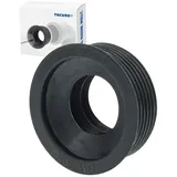 tecuro Gummimanschette für Abflussrohr Außen Ø 50 mm x Innen Ø 30 - 32 mm