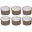 OFFICER PRODUCTS OFFICE PRODUCTS Verpackungsklebeband / 6 Rollen/ 48mm x 46m / Braun/PP-Packband mit Acrylkleber/Verpackungsband Klebeband Paketklebeband