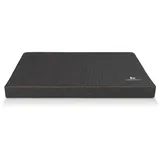 Knuffelwuff Hundematte Palomino Orthopädisch Kunstleder XXXL 135 x 90 Schwarz