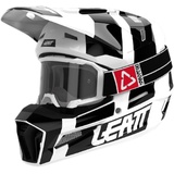 Leatt Leatt, 3.5 S24, Motocrosshelm - Schwarz/Weiß - S)