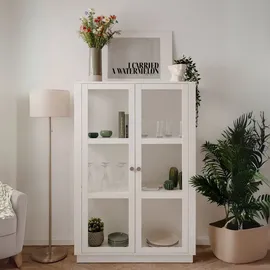 CaliCosy Vitrine 100 x 150 x 40 cm Weiß