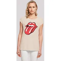 F4NT4STIC Extended Shoulder T-Shirt The Rolling Stones Zunge in
