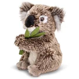 Uni Toys Koala mit Blatt, sitzend 16 cm Beige