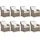 vidaXL Polyrattan Garten-Set 9-tlg. braun 3057797