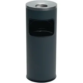 Durable Papierkorb Safe mit Ascher rund, anthrazit